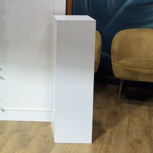 White plinth - 100cm