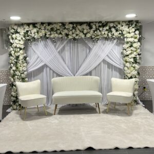 Full Floral & Pleated